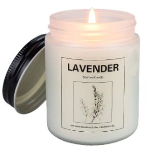Gisly Lavender And Lemon Scented Candle