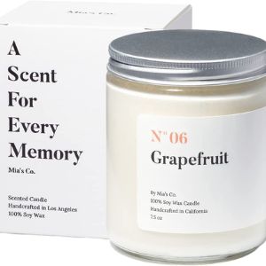 Mia's Co Grapefruit Scented Candle