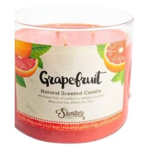 Shortie's Candle Grapefruit Highly Scented Natural
